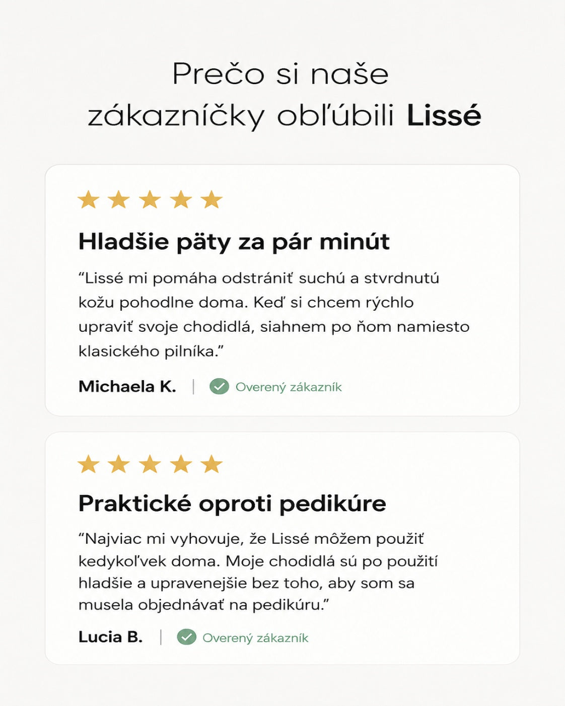 Lissé: Elektrický pilník na chodidlá