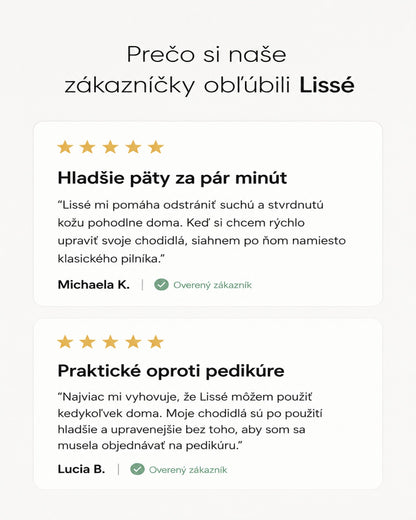 Lissé: Elektrický pilník na chodidlá